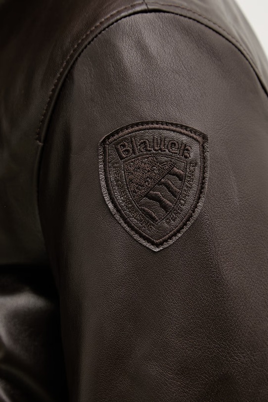 Blauer kurtka pilotka męska skórzana CONISTON brązowy BLUL02441