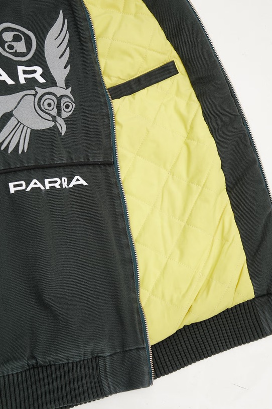 by Parra Owl meets rat kurtka przejściowa bawełniana męska 55100