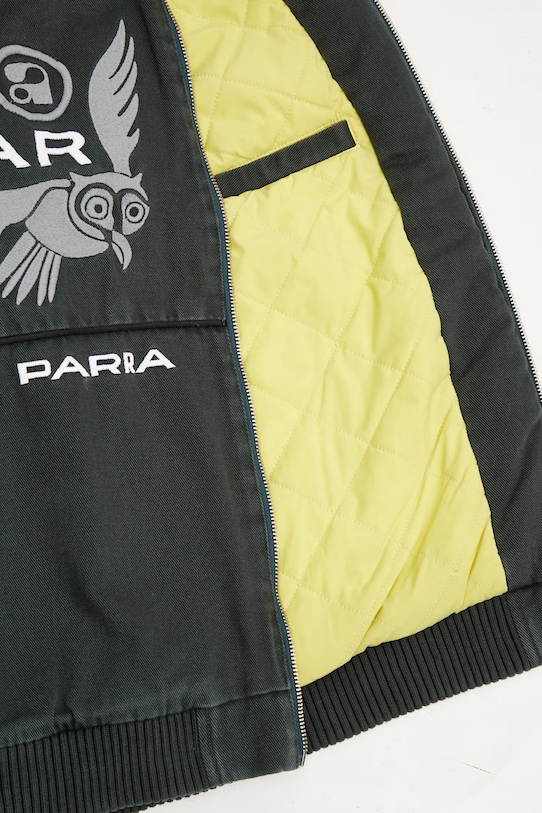 by Parra Owl meets rat kurtka przejściowa bawełniana męska 55100