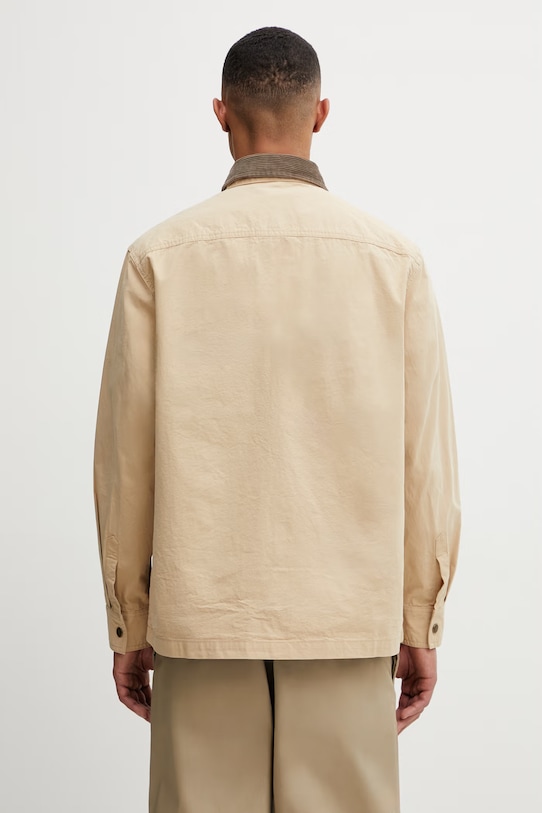 Odzież Barbour MOS0460TA71 kurtka koszulowa bawełniana męska MOS0460TA71 beżowy