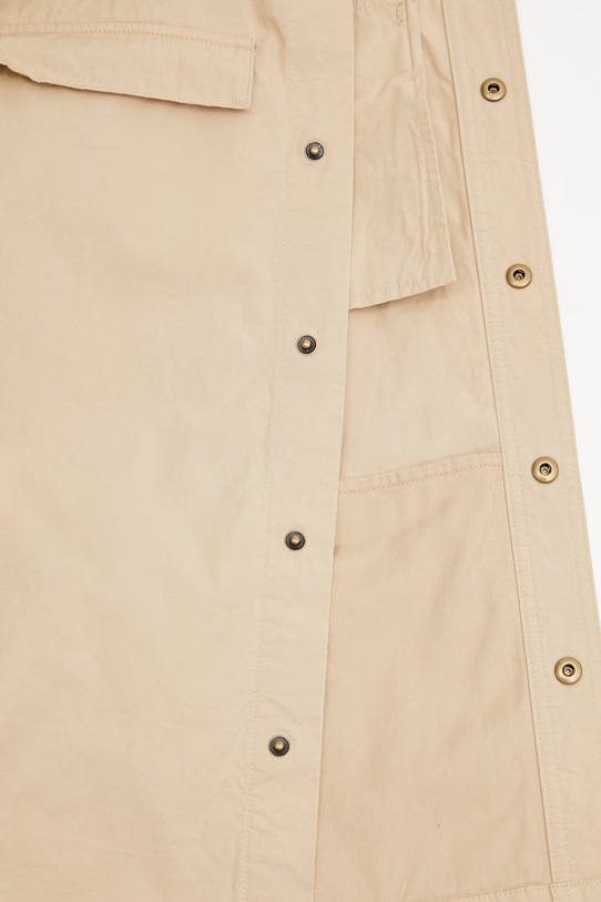 Barbour MOS0460TA71 kurtka koszulowa bawełniana męska MOS0460TA71 beżowy