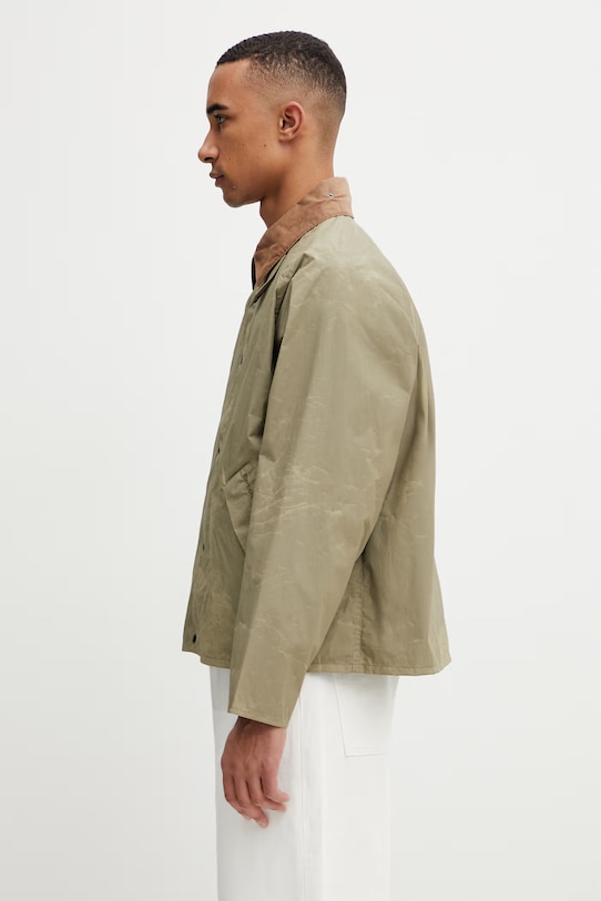 Barbour MSP0175OL31 krótka kurtka męska MSP0175OL31 zielony SS26