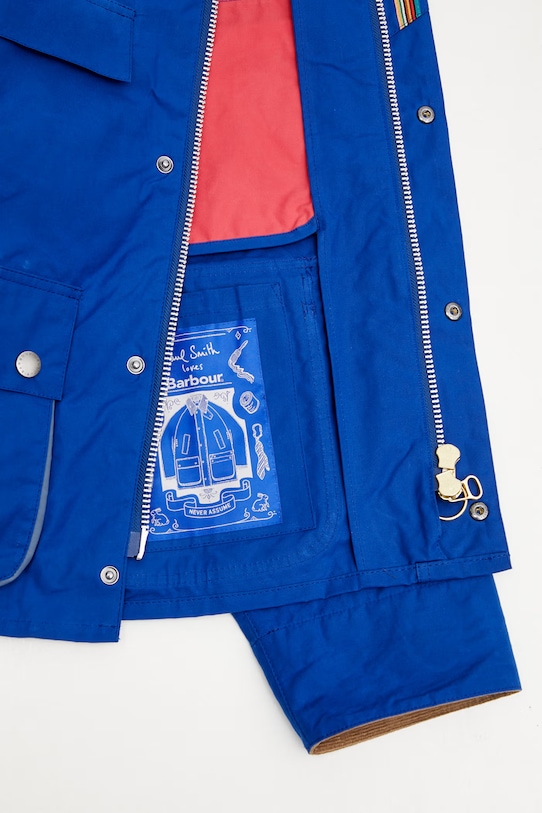 Barbour x Paul Smith Sugarlump Bedale jacket cotton Men's MCA1126BL51 navy