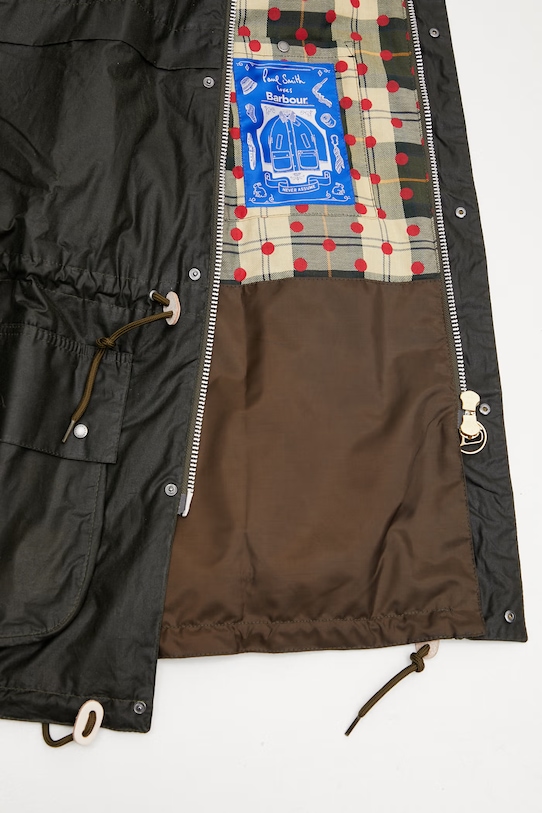 Barbour x Paul Smith Durham kurtka męska MWX2561OL51 zielony