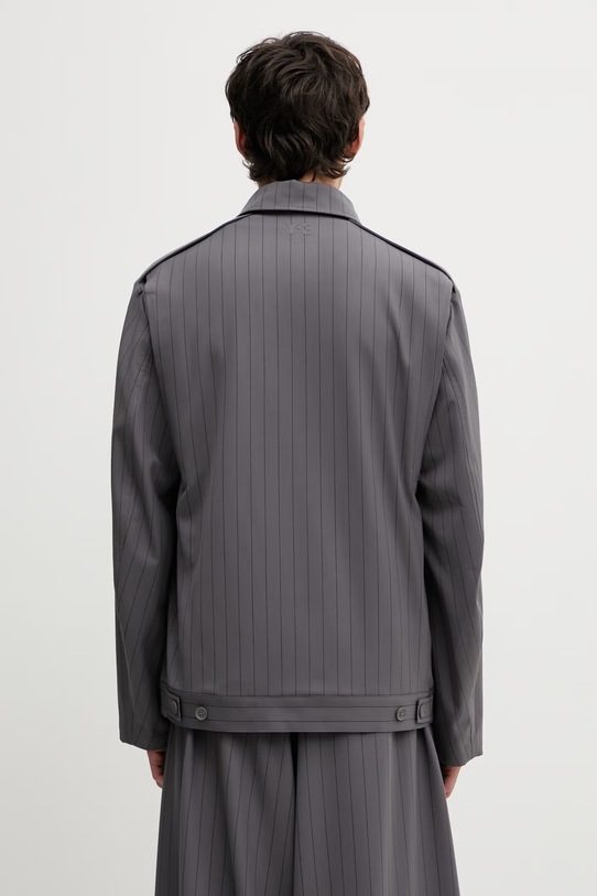 Odzież Y-3 M RW UT BLOUSON kurtka z wełną męska KS4973 szary