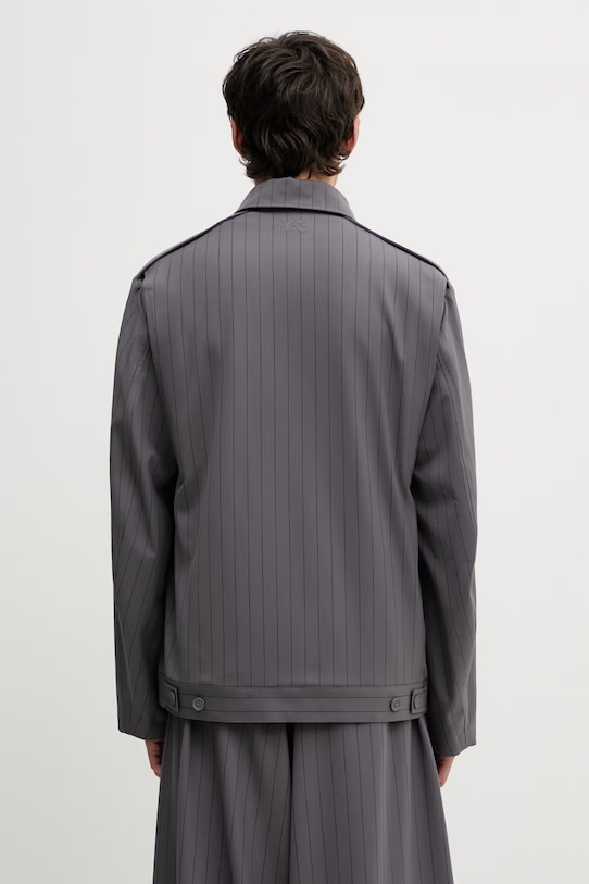 Odzież Y-3 M RW UT BLOUSON kurtka z wełną męska KS4973 szary