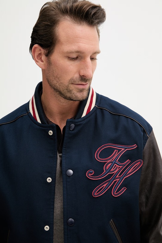 Tommy Hilfiger bomber pánský námořnická modř MW0MW42919