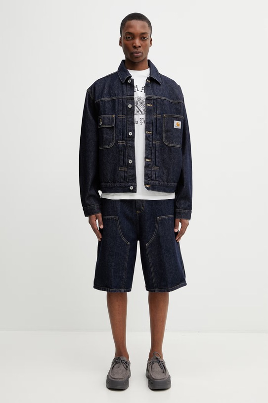 Carhartt WIP Belmar Jacket giacca jeans in jeans da uomo I036586.102