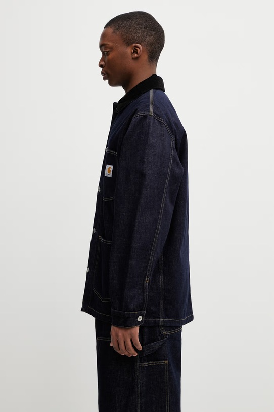 Carhartt WIP Warren Chore Coat kurtka jeansowa męska I036592.B8902 niebieski SS26