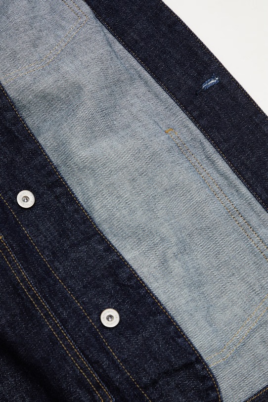 Carhartt WIP Warren Chore Coat kurtka jeansowa męska I036592.B8902 niebieski