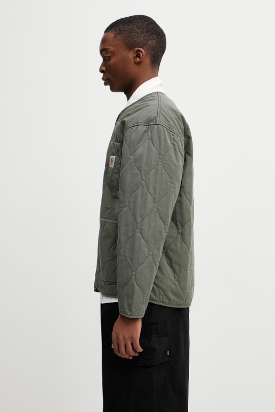 Carhartt WIP Skyton Liner giacca trapuntata in cotone da uomo I036965.11XX verde SS26