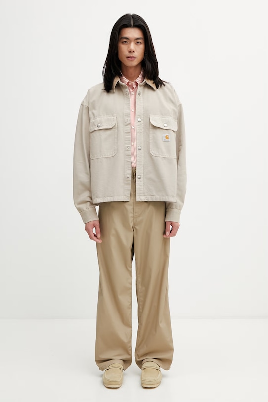 Carhartt WIP Prescott Shirt Jac куртка из хлопка для мужчин I036484.3VYGD