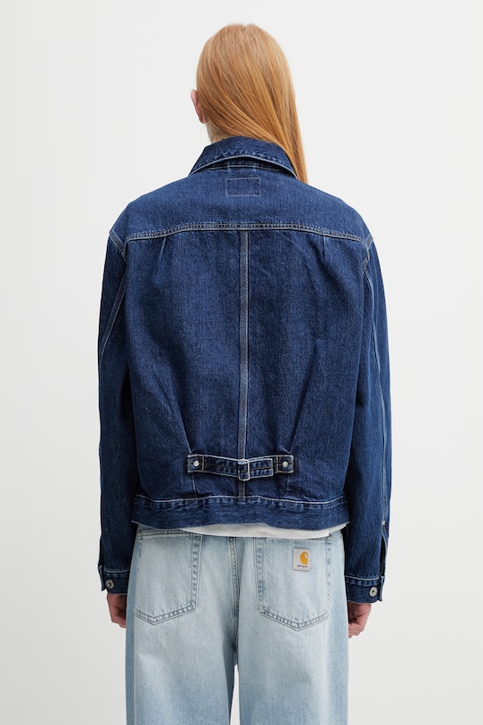 Odzież Carhartt WIP Belmar Jacket kurtka jeansowa męska I036586.106 niebieski