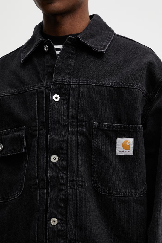 Carhartt WIP Belmar Jacket kurtka jeansowa męska czarny I036586.8906