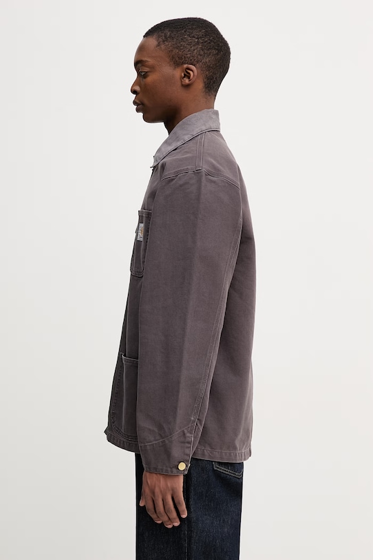 Carhartt WIP Michigan Coat kurtka przejściowa bawełniana męska I034787.3MB4O brązowy SS26