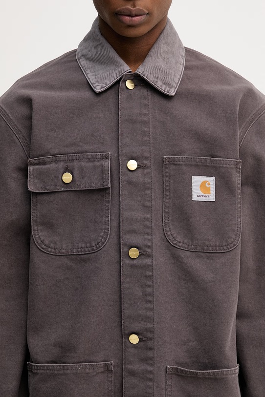 Carhartt WIP Michigan Coat kurtka przejściowa bawełniana męska brązowy I034787.3MB4O