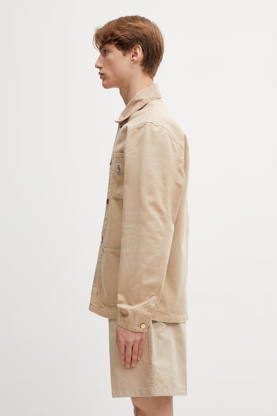 Carhartt WIP Michigan Coat kurtka bawełniana męska I034787.0ME4O beżowy SS26