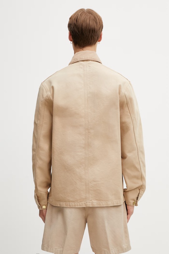 Odzież Carhartt WIP Michigan Coat kurtka bawełniana męska I034787.0ME4O beżowy