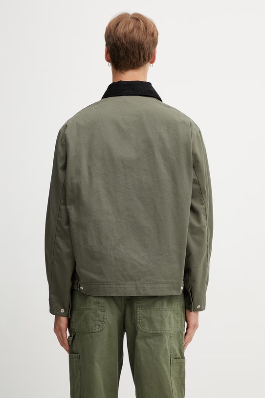 Odzież Carhartt WIP OG Detroit Jacket kurtka przejściowa bawełniana męska I036489.3OL02 zielony