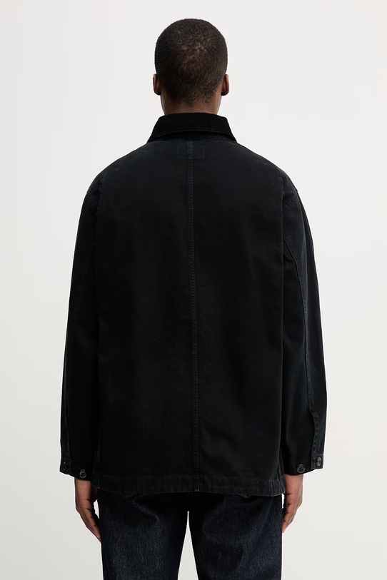 Odzież Carhartt WIP Prescott Coat kurtka przejściowa bawełniana męska I036983.00EGD czarny