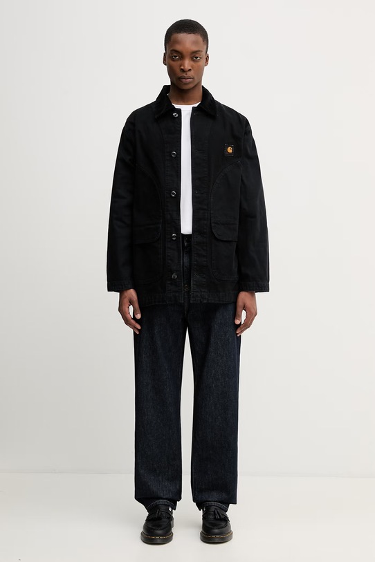 Carhartt WIP Prescott Coat kurtka przejściowa bawełniana męska I036983.00EGD czarny