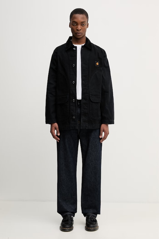 Carhartt WIP Prescott Coat kurtka przejściowa bawełniana męska I036983.00EGD czarny