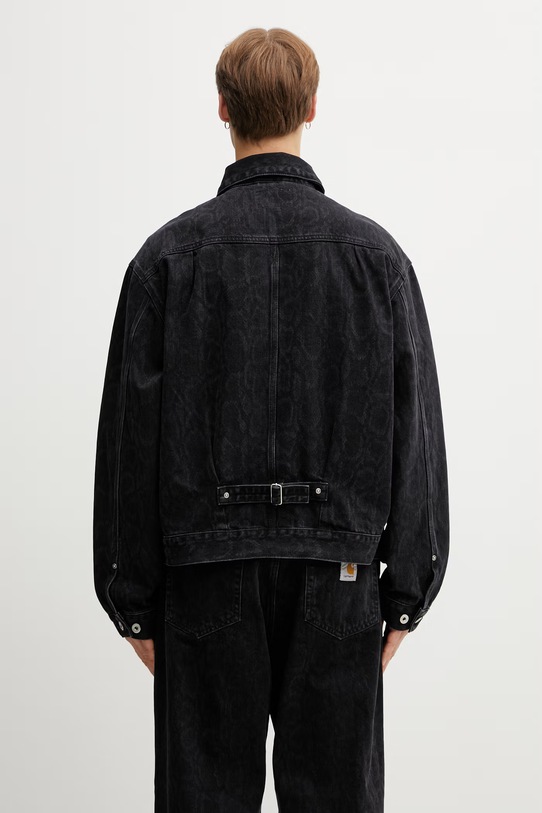 Odzież Carhartt WIP Belmar Jacket kurtka jeansowa męska I036586.3R260 czarny