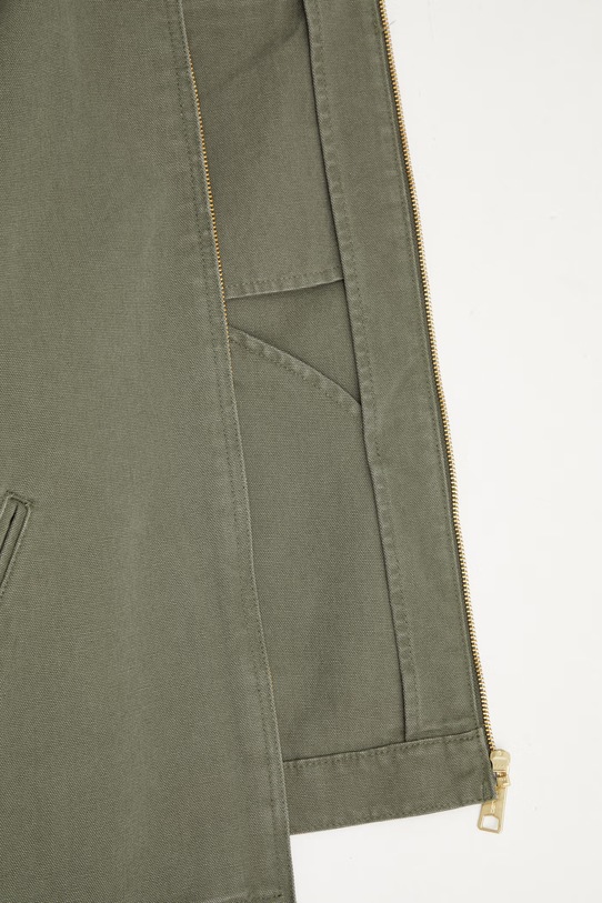 Carhartt WIP Detroit Jacket kurtka przejściowa bawełniana męska I034819.3MA4O zielony