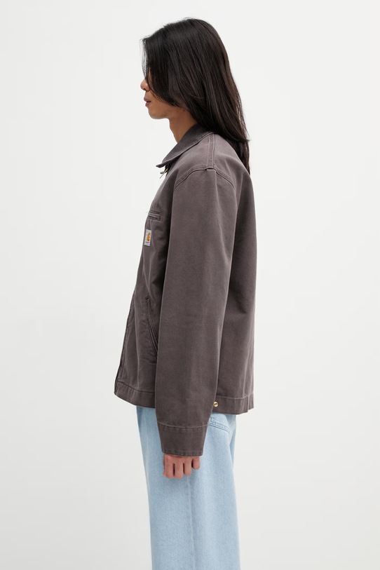 Carhartt WIP Detroit Jacket kurtka bawełniana męska I034819.3MB4O brązowy SS26