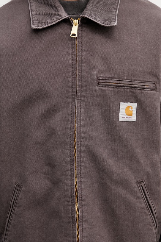 Carhartt WIP Detroit Jacket kurtka bawełniana męska brązowy I034819.3MB4O