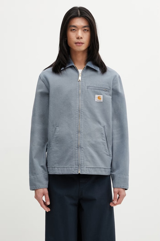 Carhartt WIP Detroit Jacket kurtka przejściowa bawełniana męska niebieski I034819.3MC4O