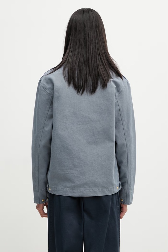 Odzież Carhartt WIP Detroit Jacket kurtka przejściowa bawełniana męska I034819.3MC4O niebieski