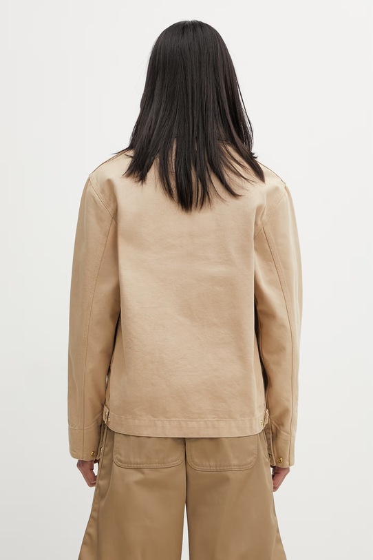 Odzież Carhartt WIP Detroit Jacket kurtka przejściowa bawełniana męska I034819.0ME4O beżowy