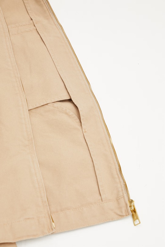 Carhartt WIP Detroit Jacket kurtka przejściowa bawełniana męska I034819.0ME4O beżowy