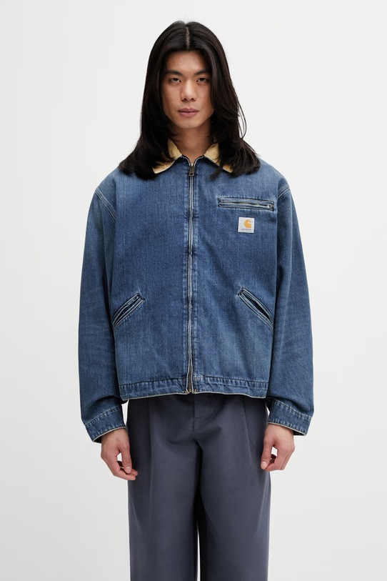 Carhartt WIP OG Detroit Jacket kurtka jeansowa męska niebieski I036593.2XN4L