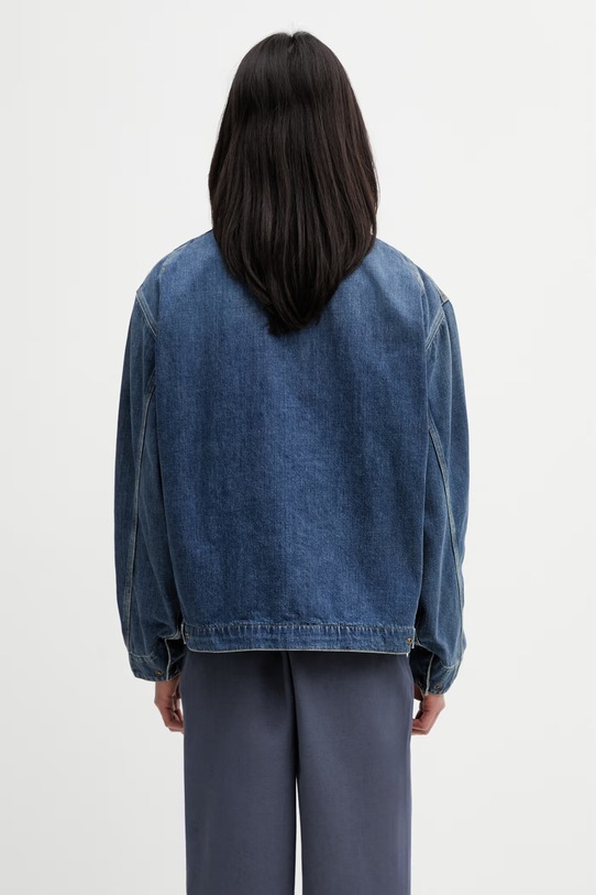 Odzież Carhartt WIP OG Detroit Jacket kurtka jeansowa męska I036593.2XN4L niebieski