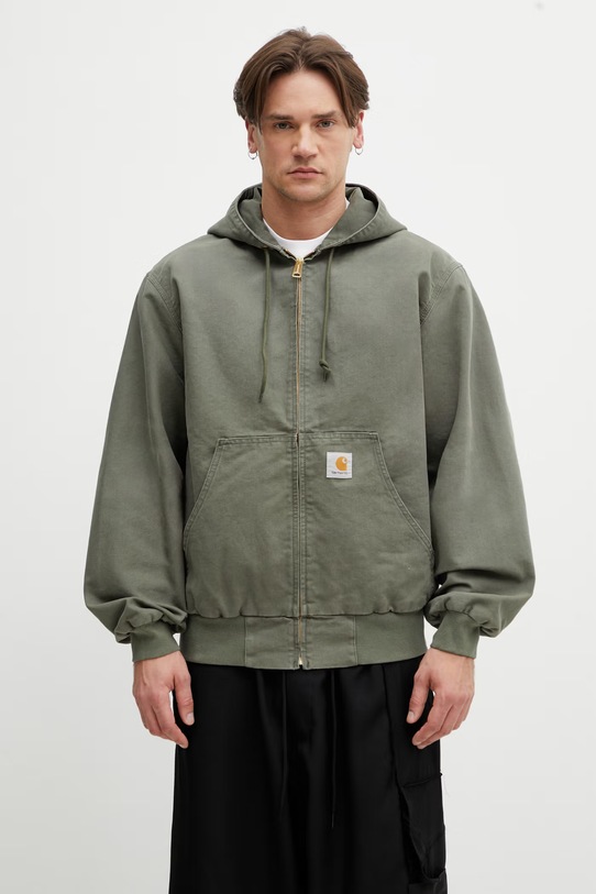 Carhartt WIP OG Active Jacket kurtka przejściowa bawełniana męska zielony I034820.114O