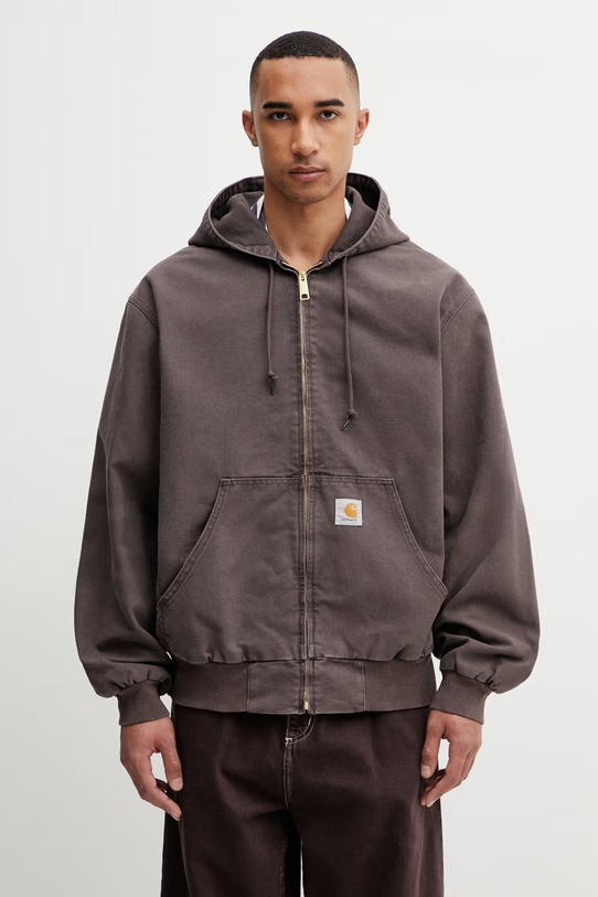 Carhartt WIP OG Active Jacket kurtka przejściowa męska bawełniana brązowy I034820.3IS4O