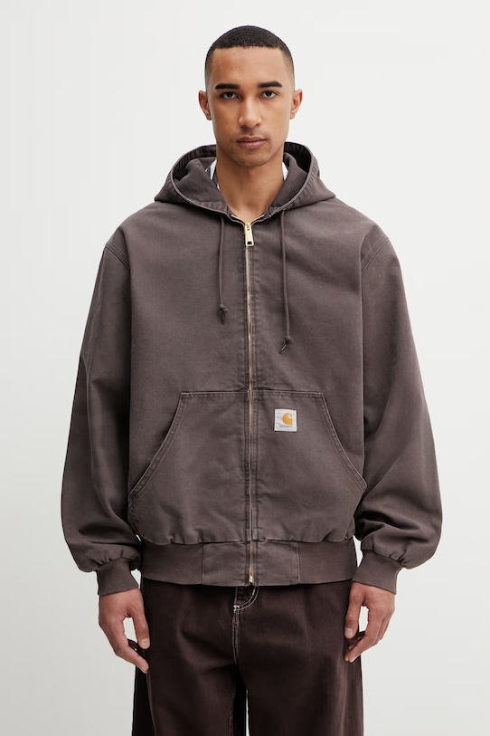 Carhartt WIP OG Active Jacket kurtka przejściowa męska bawełniana brązowy I034820.3IS4O