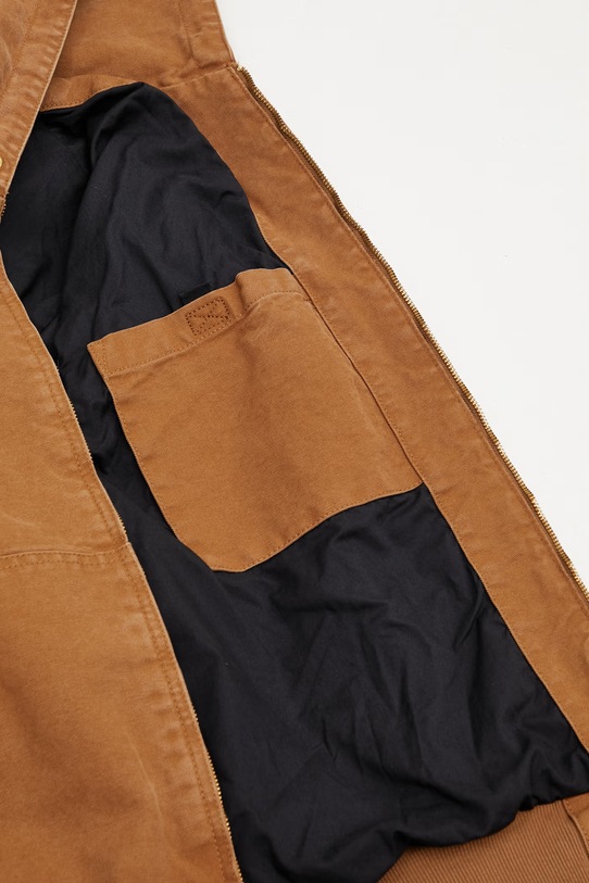 Carhartt WIP OG Active Jacket kurtka oversize bawełniana męska I034820.HZ4O brązowy