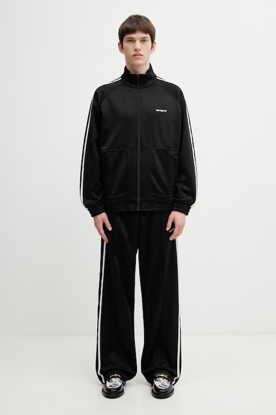 Carhartt WIP Bolar Sweat Jacket кофта, яка розстібається чоловіча I036223.K02XX чорний