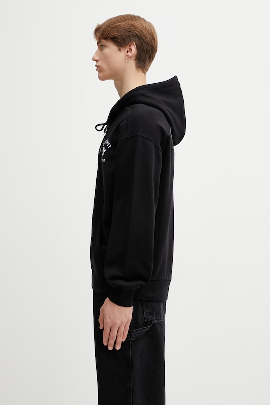 Carhartt WIP Hooded Eightynine Sweat Jacket zip-up sweatshirt cotton Men's I036373.89XX black SS26