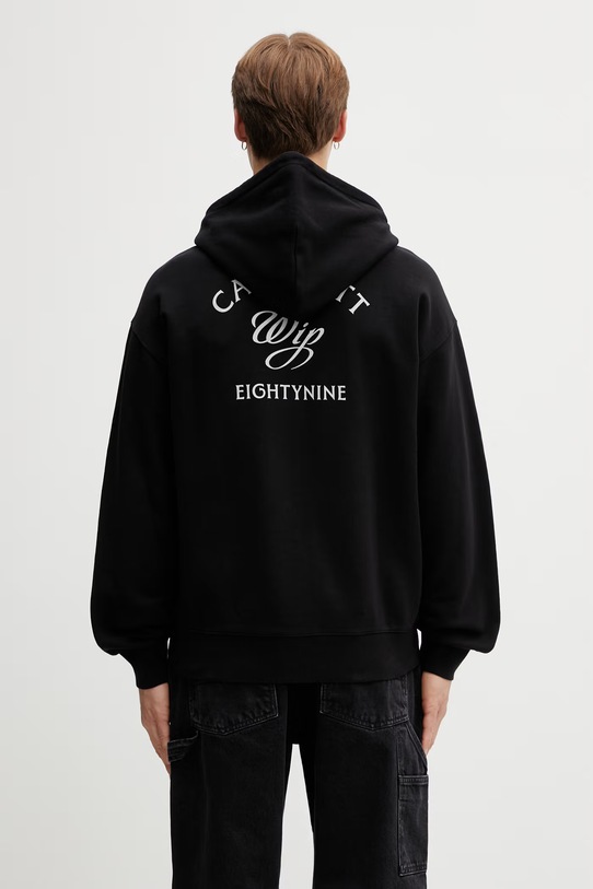 Clothing Carhartt WIP Hooded Eightynine Sweat Jacket zip-up sweatshirt cotton Men's I036373.89XX black