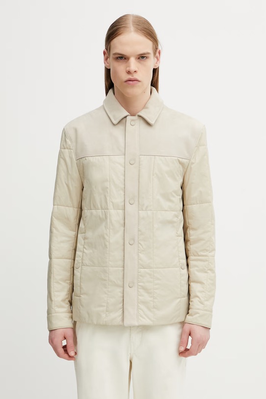 Mackage krótka kurtka męska beżowy HENRIK