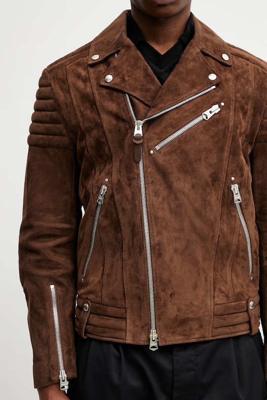 Mackage ramoneska męska zamszowa brązowy KENNETH.SU