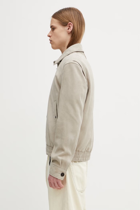 Mackage krótka kurtka zamszowa męska GIOVANNI.SU beżowy SS26