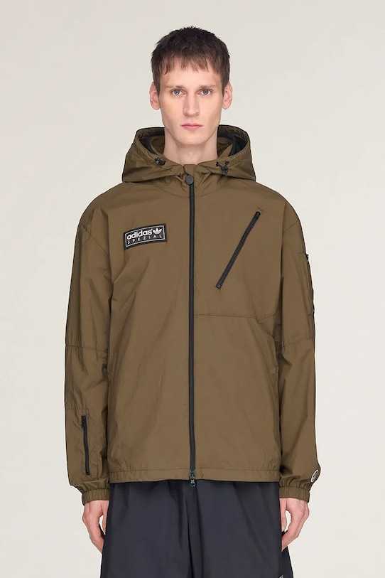 adidas Originals x SPZL prechodná bunda pánska zelená KF6800