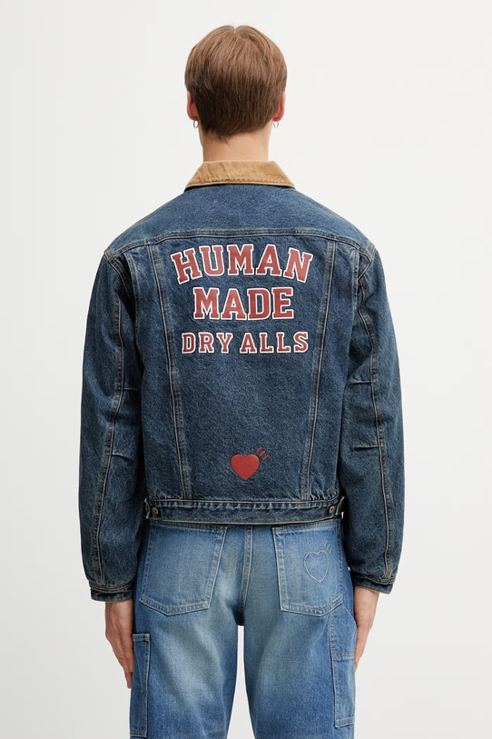 Human Made MENS WOVEN JACKET jachetă denim bărbătească albastru HM31JK018