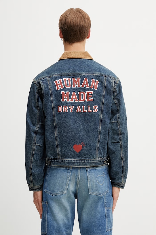 Human Made MENS WOVEN JACKET jachetă denim bărbătească albastru HM31JK018