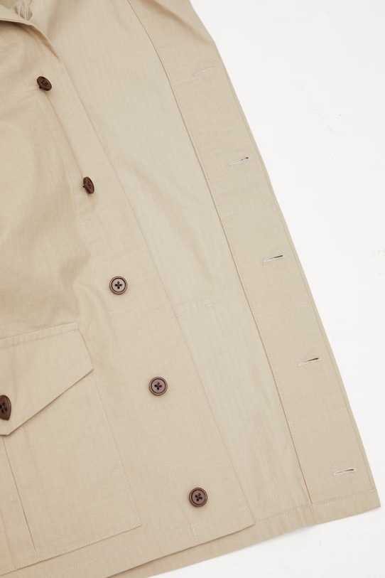 Human Made MENS WOVEN JACKET bunda bavlněná pánská HM31JK009 béžová